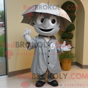 Gray Baseball Ball mascot...