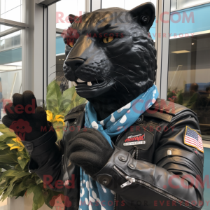 Panther-Maskottchen-Kostüm...