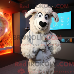 Sølvfår maskot kostume...