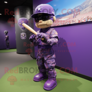 Purple Army Soldier...