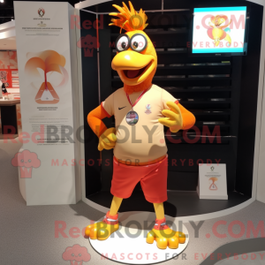 Peach Rooster máscara de...