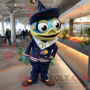 Disfraz de mascota Navy...