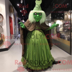 Olive Witch mascot costume...