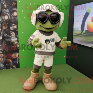 Oliven Astronaut maskot...