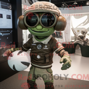 Olive Astronaut mascot...