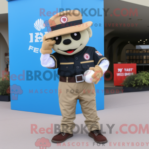 Olive Fire Fighter mascot...