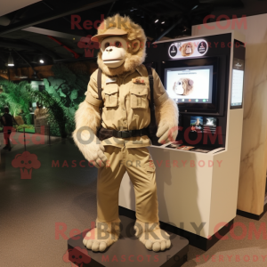 Figura de máscara de macaco...