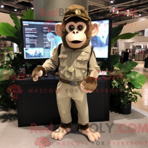Figura de máscara de macaco...