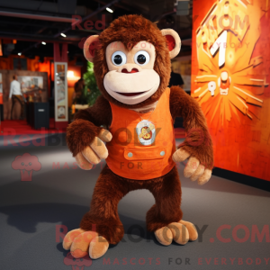 Postava maskota Rust Monkey...