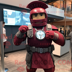 Maroon Spartan Soldier...