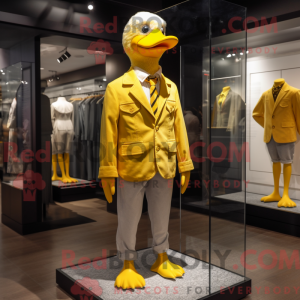 Lemon Yellow Duck mascot...