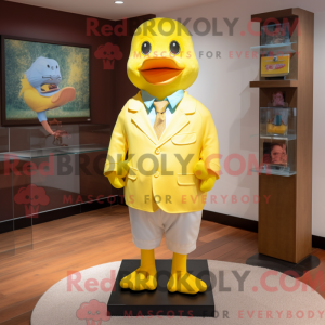 Zitronengelbe Ente als...