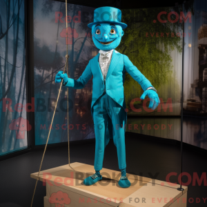 Cyan Tightrope Walker...
