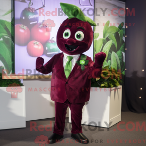 Olive Bringebær maskot...