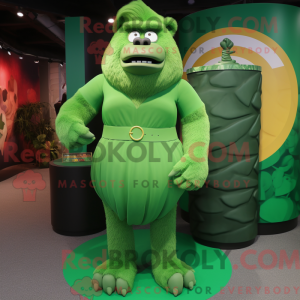 Figura de máscara de gorila...