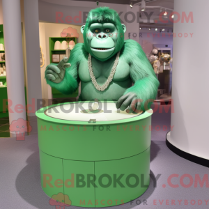 Green Gorilla mascot...