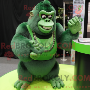 Figura de máscara de gorila...