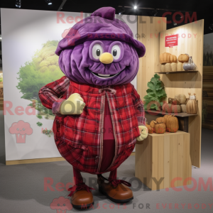 Red Cabbage maskot kostume...