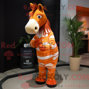 Oransje Quagga máscara de...