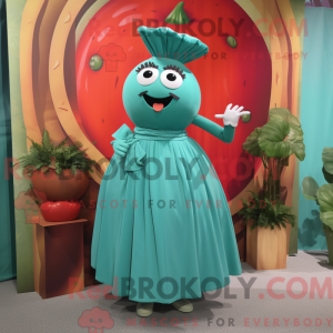 Postava maskota Teal Tomato...