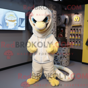 Cream Python Maskottchen...