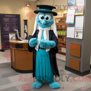 Teal Attorney Maskottchen...