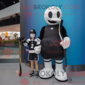 Mascotte de bâton de hockey...