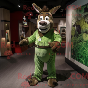 Forest Green Donkey mascot...