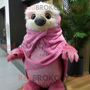 Maskottchenkostüm Rosa...