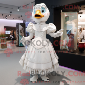 White Gosling maskot...