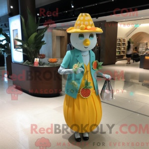Mango mascot costume...