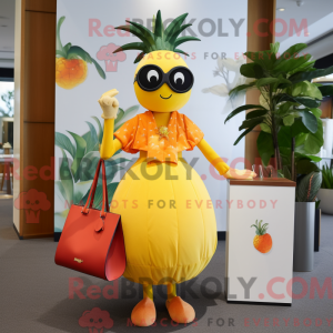 Mango mascot costume...