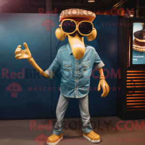 Disfraz de mascota Gold...