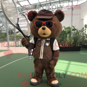 Bruin tennisracket...