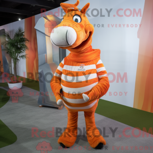 Orange Quagga mascot...