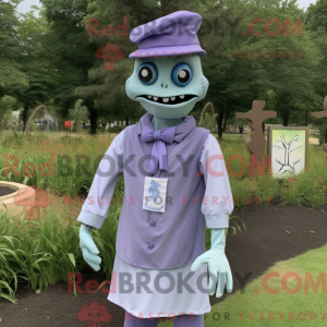 Lavendel kirkegård máscara...