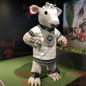 Uma figura de máscara de...