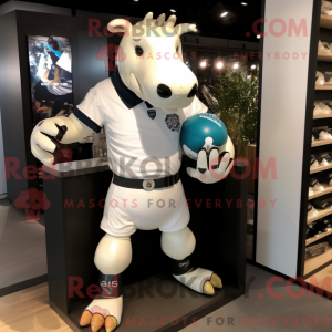 Uma figura de máscara de...