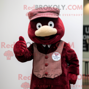 Maroon Cod Maskottchen...