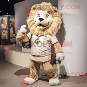 Costume mascotte de Lion...