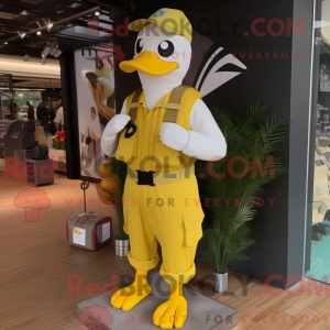 Lemon Yellow Swans mascot...