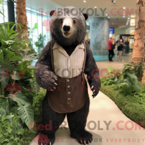 Sloth Bear mascot costume...
