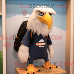 Peach Haast S Eagle mascot...