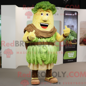 Brown Caesar Salad mascot...