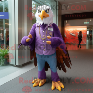 Lilla Bald Eagle maskot...