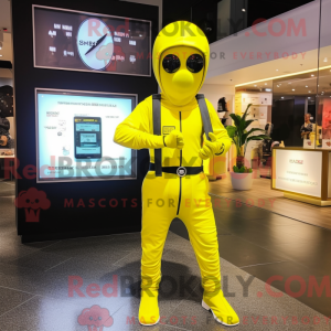 Lemon Yellow Ninja mascot...