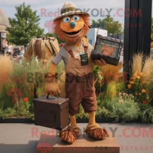 Rust Scarecrow mascot...