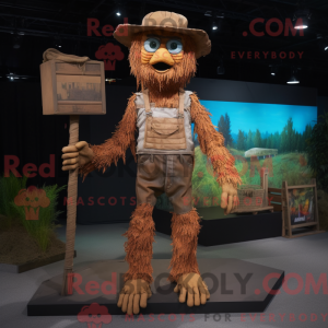 Rust Scarecrow mascot...
