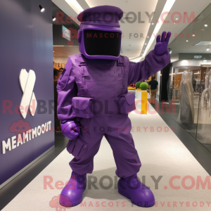 Purple Army Soldier...