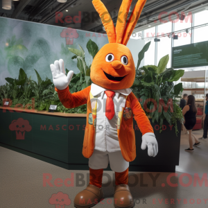 Rust Carrot mascot costume...